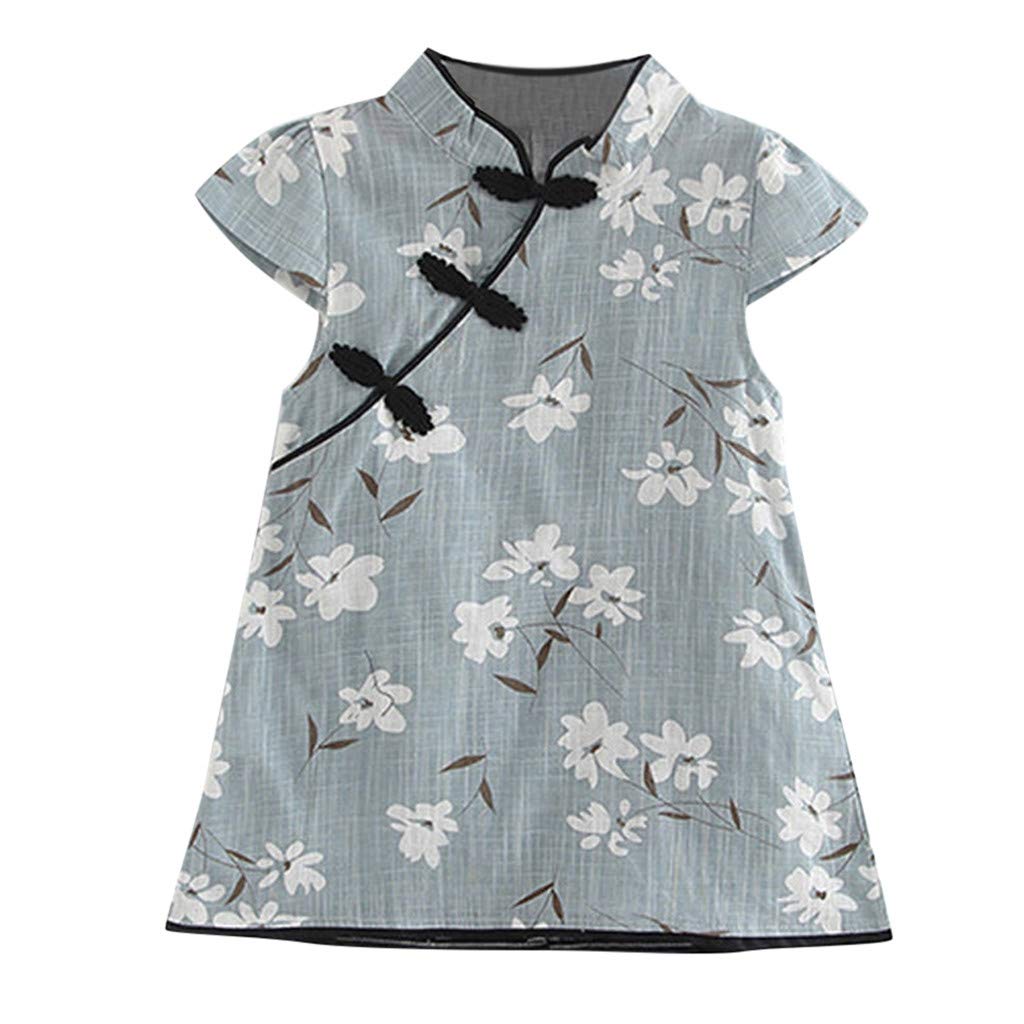 Kids Beach Dress Overall Outfits - Ruffle Halter Toddler Baby Girl Dress for Summer | Cotton Linen Casual Beach Party Wear | Perfect for Seaside Vacations, Pool Parties & Family Outings