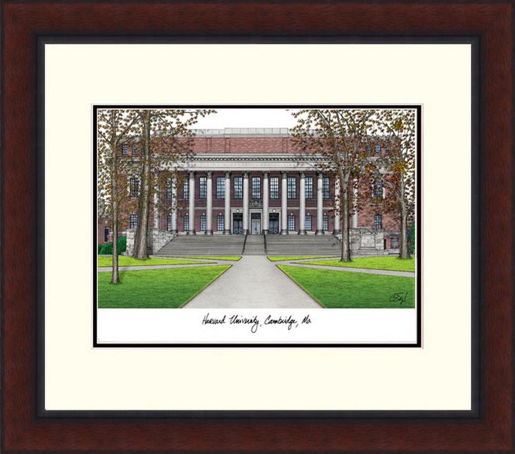 Harvard University Legacy Alumnus Framed Lithographic Print - MA992LR | Vintage College Decor for Office, Dorm & Home Wall Art | Perfect Alumni Gift & Graduation Present