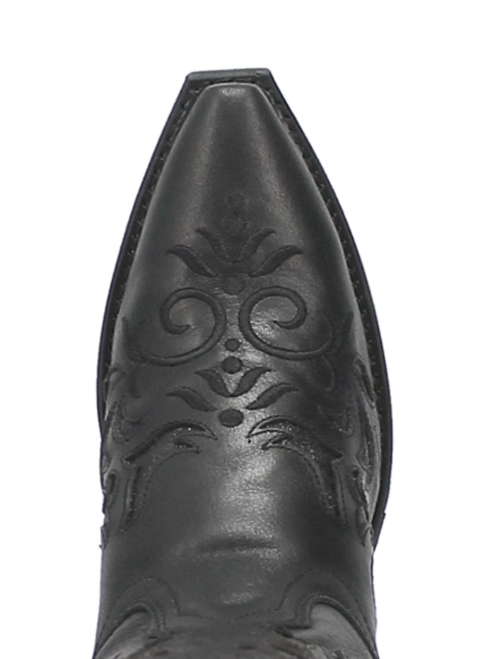 Laredo 52450 Women's Night Sky Leather Boots - Black Western Cowgirl Boots for Country Dancing & Night Out