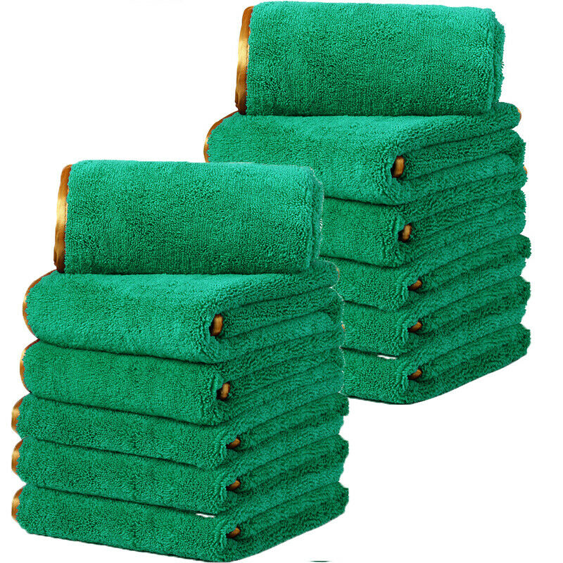 Wholesale 120 Pcs Microfiber Hair Towels - 16x24 Inches, 380GSM - Long & Short Hair - Salon, Gym, Travel & Home Use