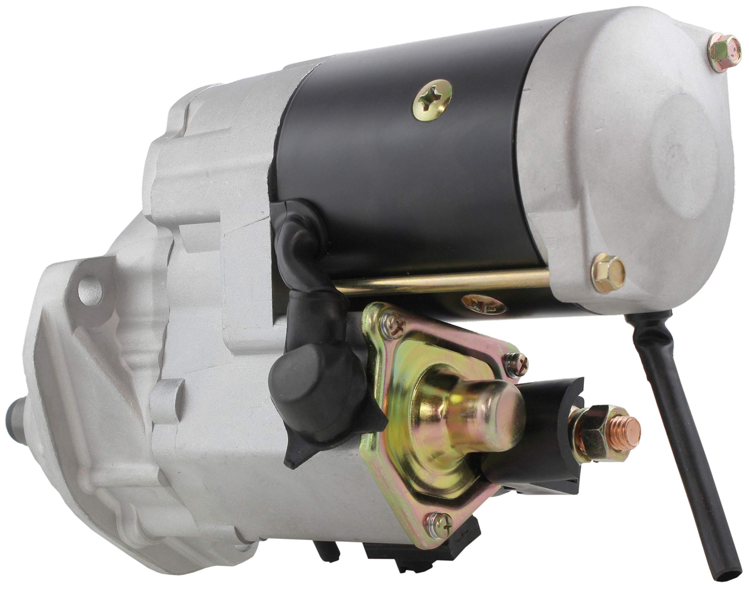 Gladiator 12V 3KW 250A Heavy-Duty Metal Tractor Starter Motor - Compatible with IHC/Farmall 806D, 856D, 1206D, 1256D, 1456D, 1566D, 2806D, 2826D, 766D, 966D Diesel Tractors (1963-1976 Models) - Ideal for Agricultural Equipment, Farming Machinery & Tractor Engine Repair