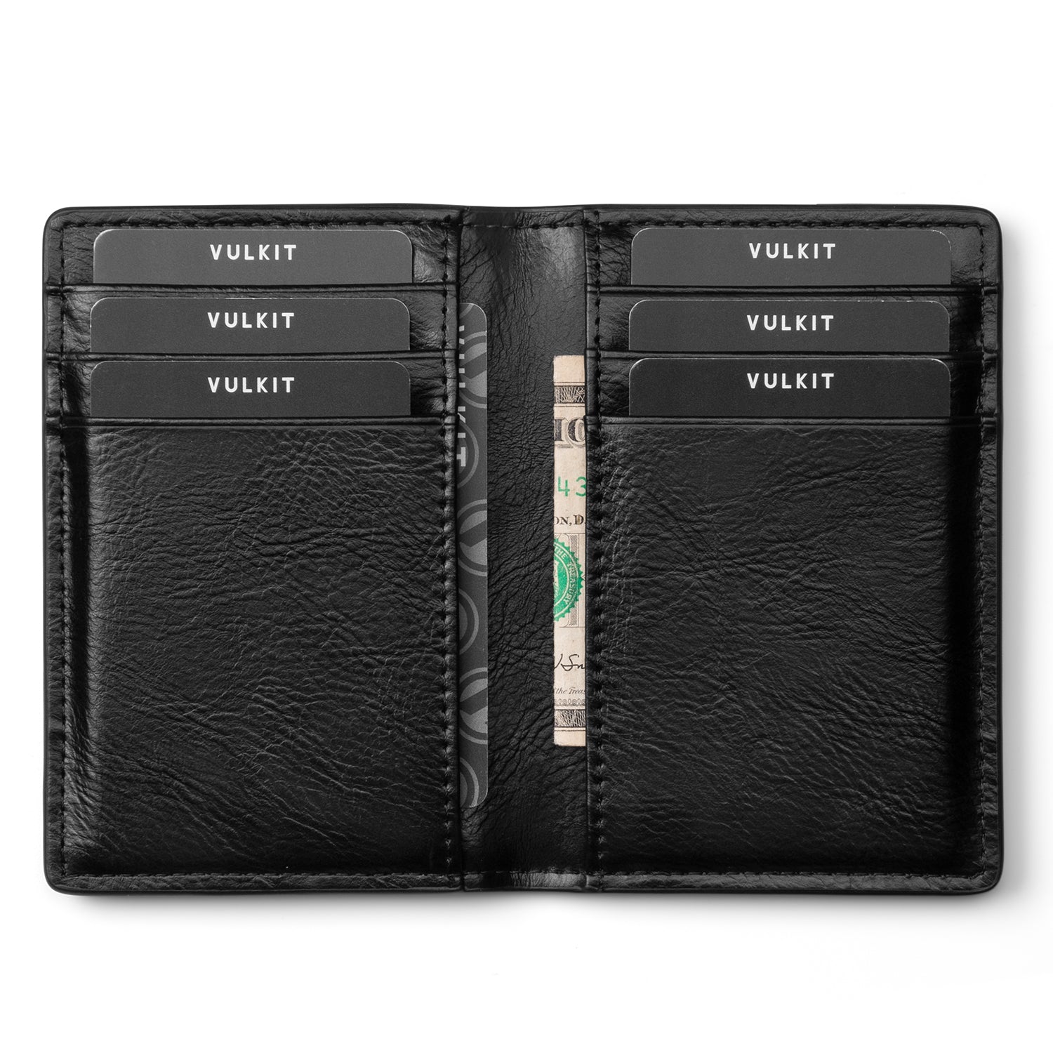 VW100 Slim Bi-Fold Wallet with 2 Exterior Slots for Cash & Cards – Perfect for Everyday Use and Travel