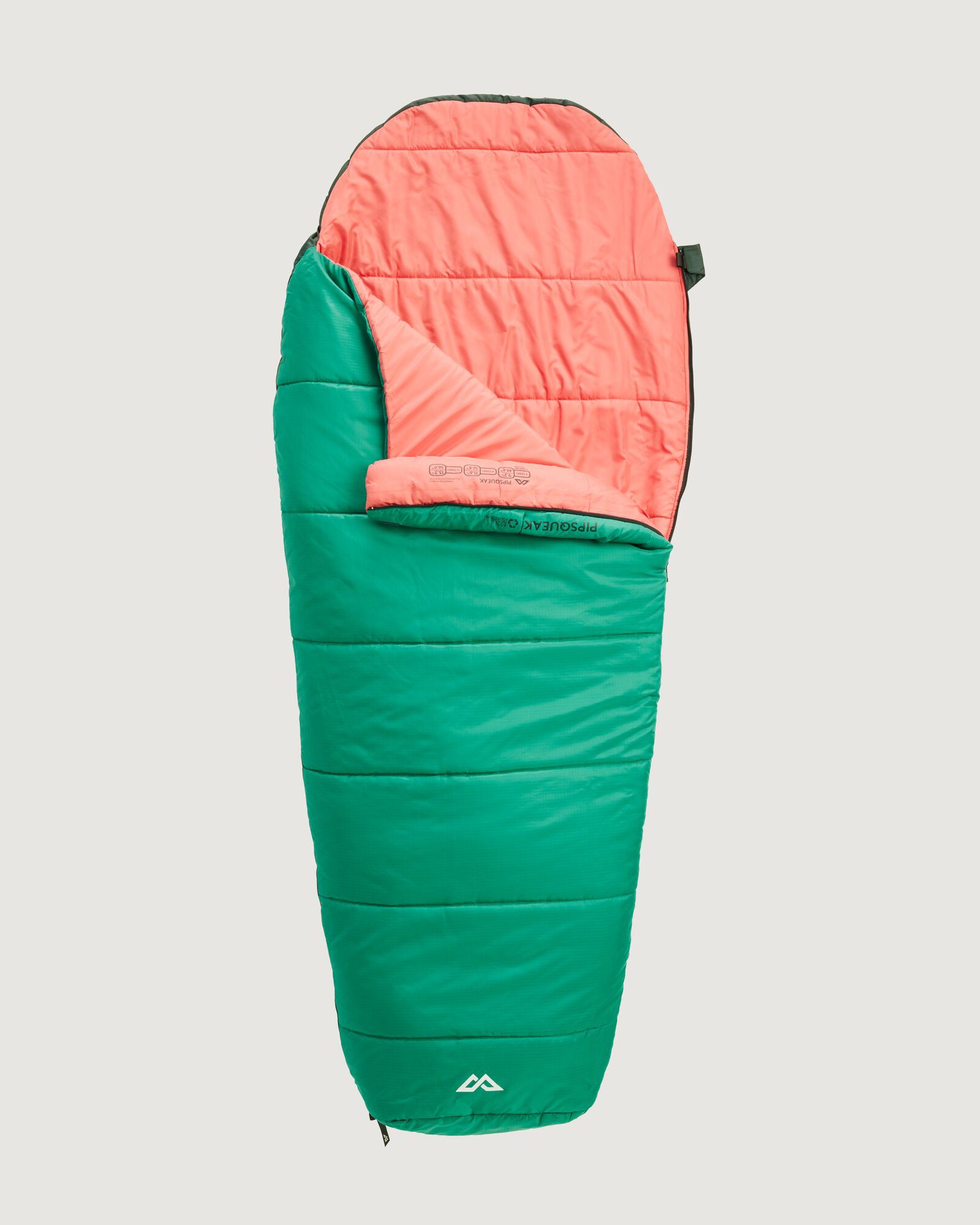 Kids' Pipsqueak Sleeping Bag - Lightweight & Portable for Camping, Sleepovers, Travel - Alhambra/Dark Spruce - Perfect for Indoor & Outdoor Adventures