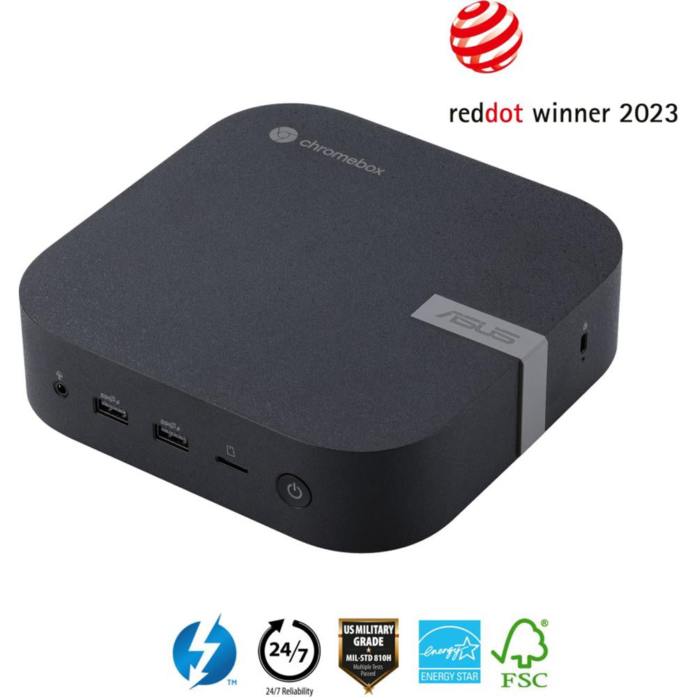 ASUS Chromebox 5 Mini PC with Intel Celeron 7305 Processor - Compact Desktop Computer for Home Office, Business, and Streaming