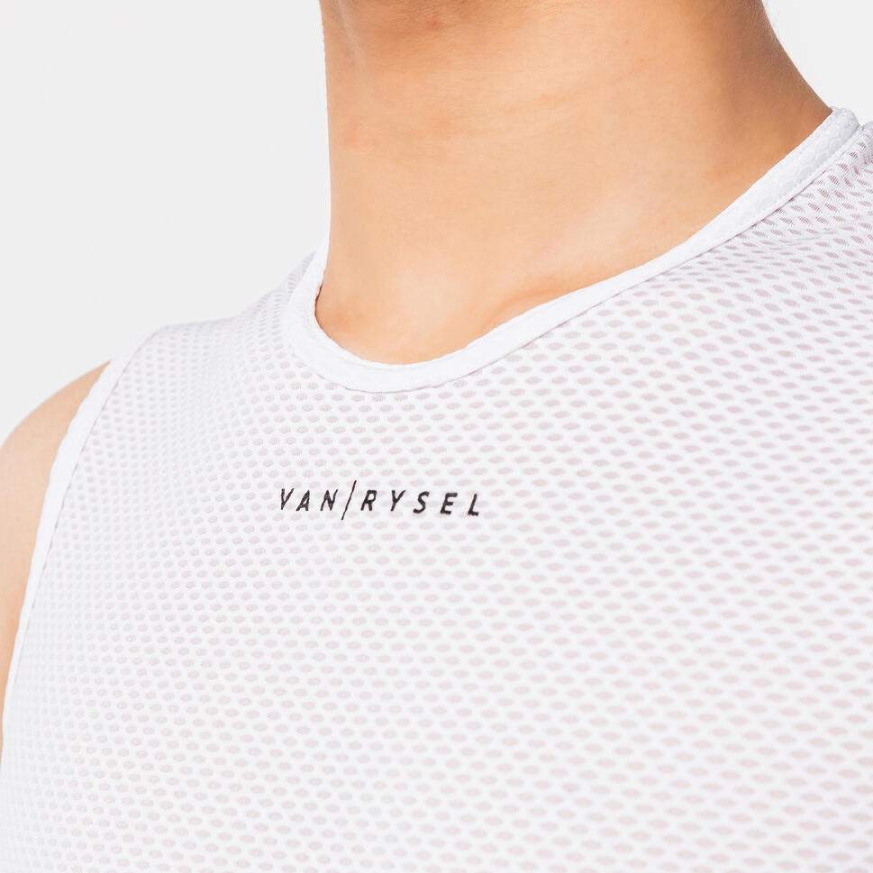 Van Rysel Men's Ultralight Mesh Base Layer - Breathable & Moisture-Wicking Performance Shirt for Cycling, Running & Outdoor Sports