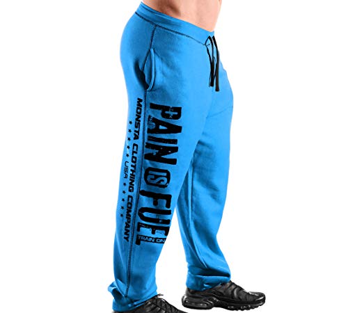 Blue Sweatpants/Black Art