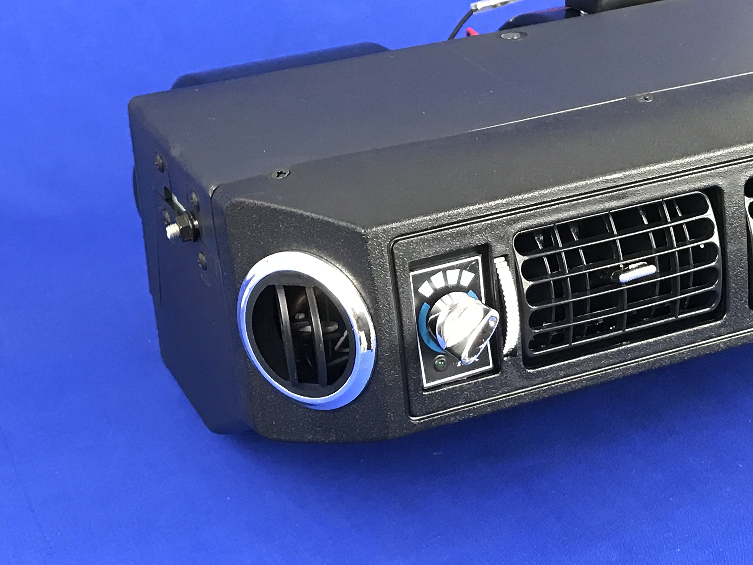 12V Car & Truck Under Dash Heater with Adjustable Speed Switch - Portable Heating Solution for Winter Commutes & Road Trips