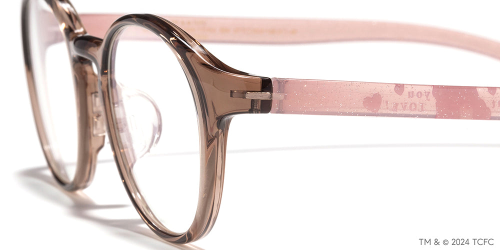 JINS x Care Bears Love A Lot Bear Glasses - Cute Anime-Inspired Eyewear for Kids & Adults - Perfect for Cosplay, Fashion, and Daily Wear