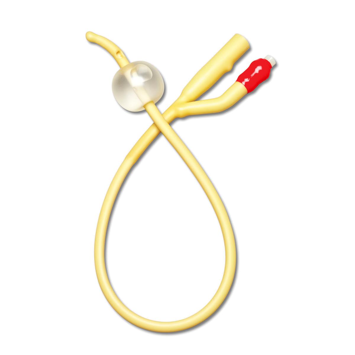Premium Silicone Elastomer Coated Latex Foley Catheter - Medline Brand - Available in All Sizes for Hospital, Home & Clinical Use