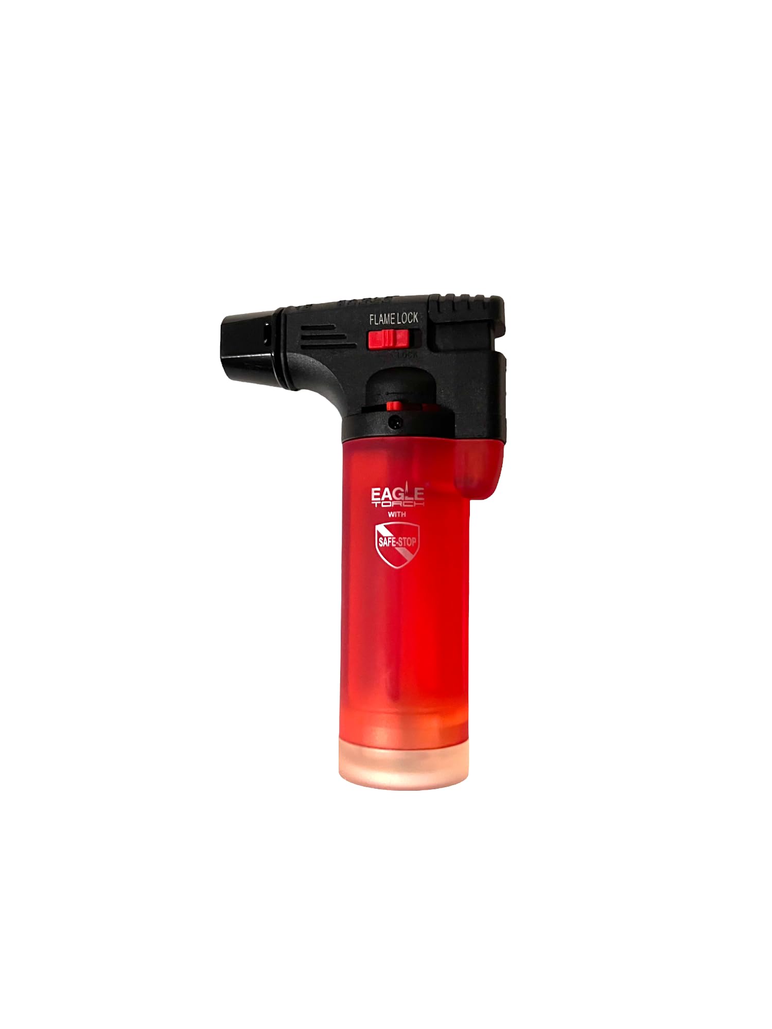 Eagle Jet Torch Gun Lighter - Adjustable Windproof Butane Refillable Lighter with Flame Control (Orange) - Perfect for Outdoor Camping, BBQ, Soldering, and DIY Projects