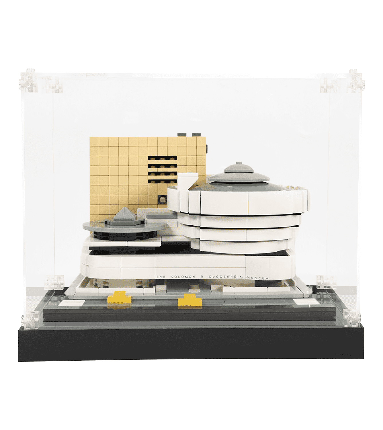 LEGO Architecture Solomon R. Guggenheim Museum 21035 Display Case - Premium Acrylic Showcase for Collectible Building Sets - Perfect for Home Office Decor & Gift for LEGO Enthusiasts