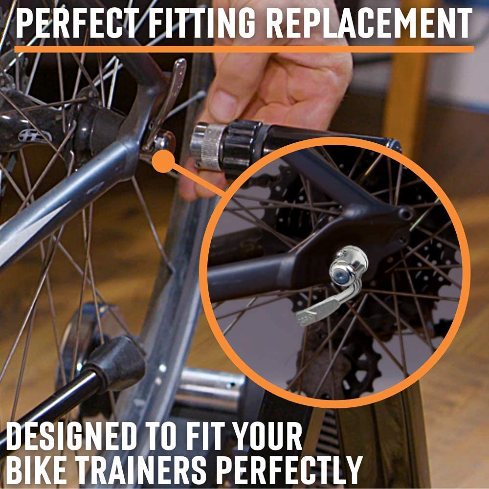 Alpcour Fluid Bike Trainer Stand - Portable Stainless Steel Indoor Cycling Trainer with Fluid Flywheel, Noise Reduction & Progressive Resistance - Dual-Lock System for Road & Mountain Bikes - Perfect for Home Workouts & Indoor Cycling Training