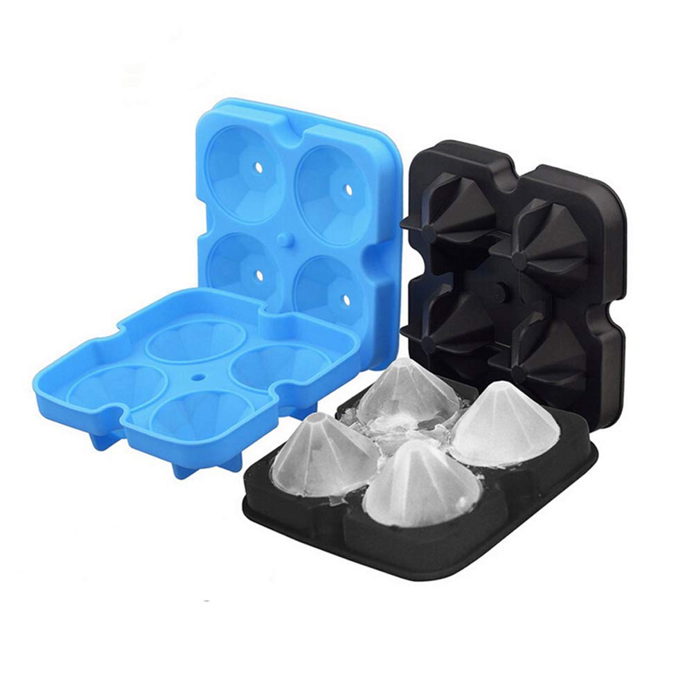 4-Piece Silicone Cake Mold Set for Soap, Ice Cubes, Candy & Baking - Reusable, Non-Stick, BPA-Free - Perfect for DIY Crafts, Desserts, Party Treats & Home Decor