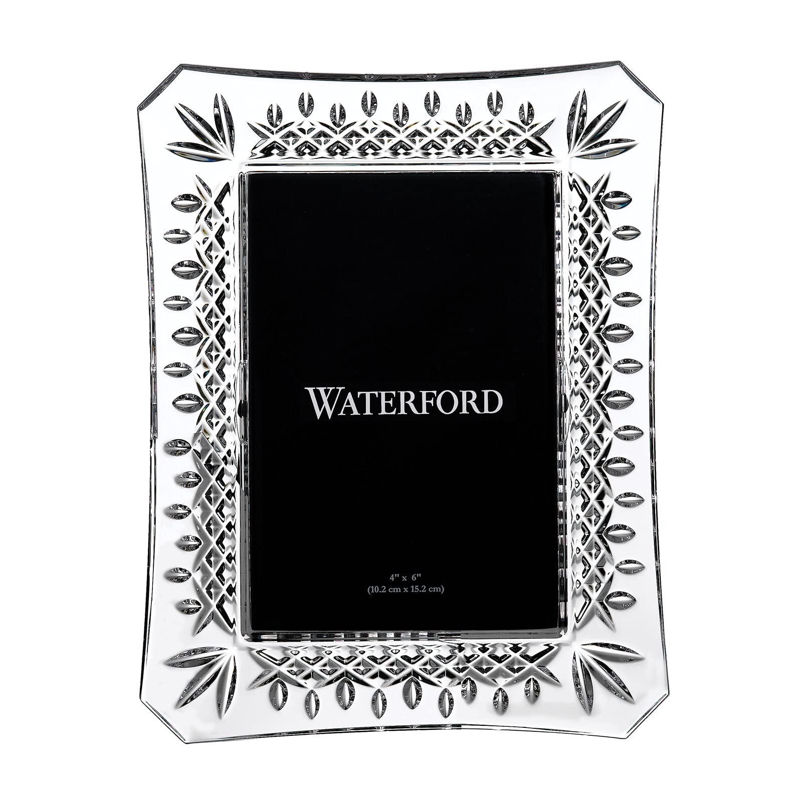 Waterford Lismore Elegant Crystal Photo Frame 4x6 Inches - Perfect for Wedding, Anniversary & Home Décor Gifts