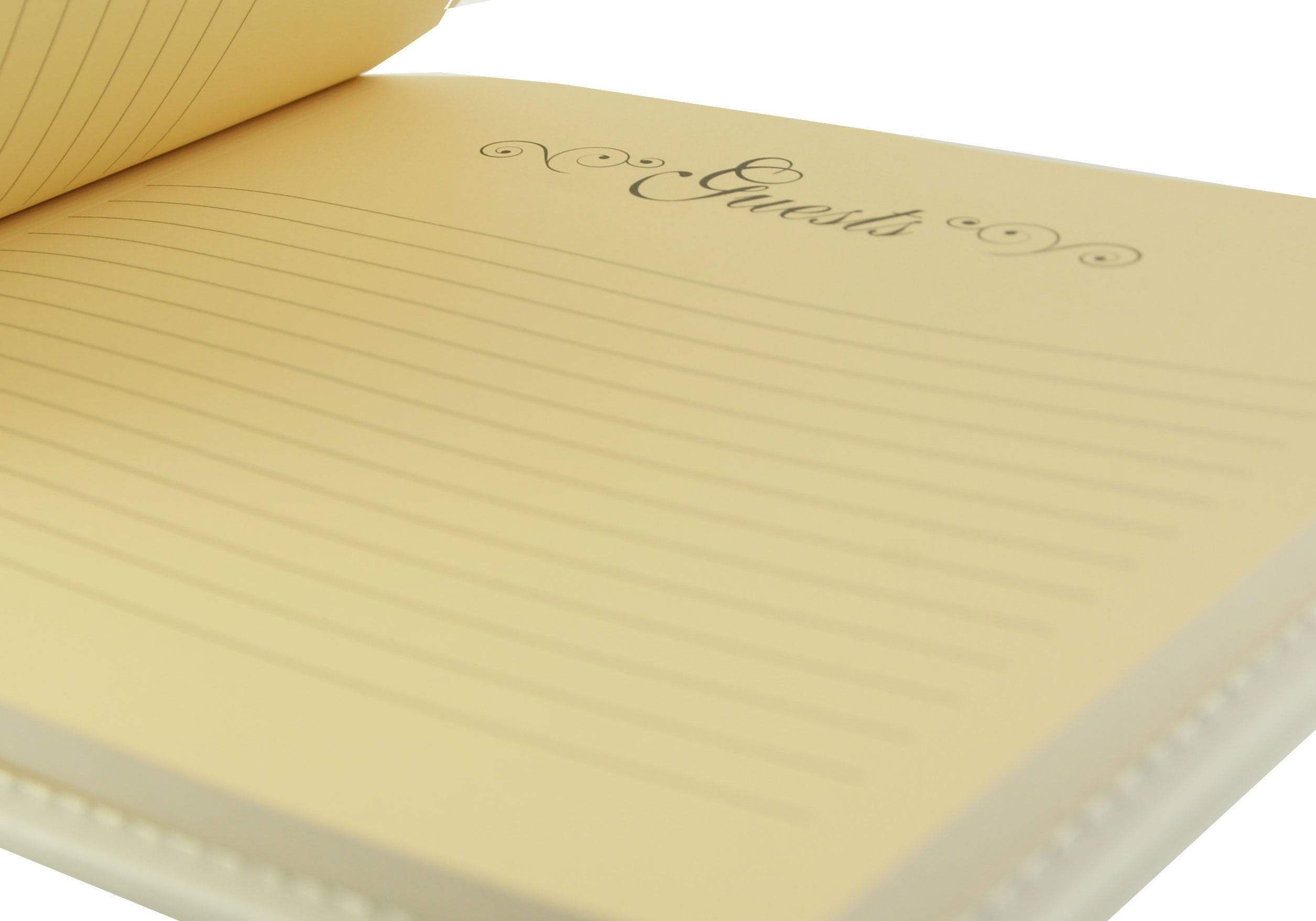 Elegant Cream Suede Wedding Guest Book - Premium Keepsake for Bridal Showers, Receptions & Anniversary Gifts | A1Gifts