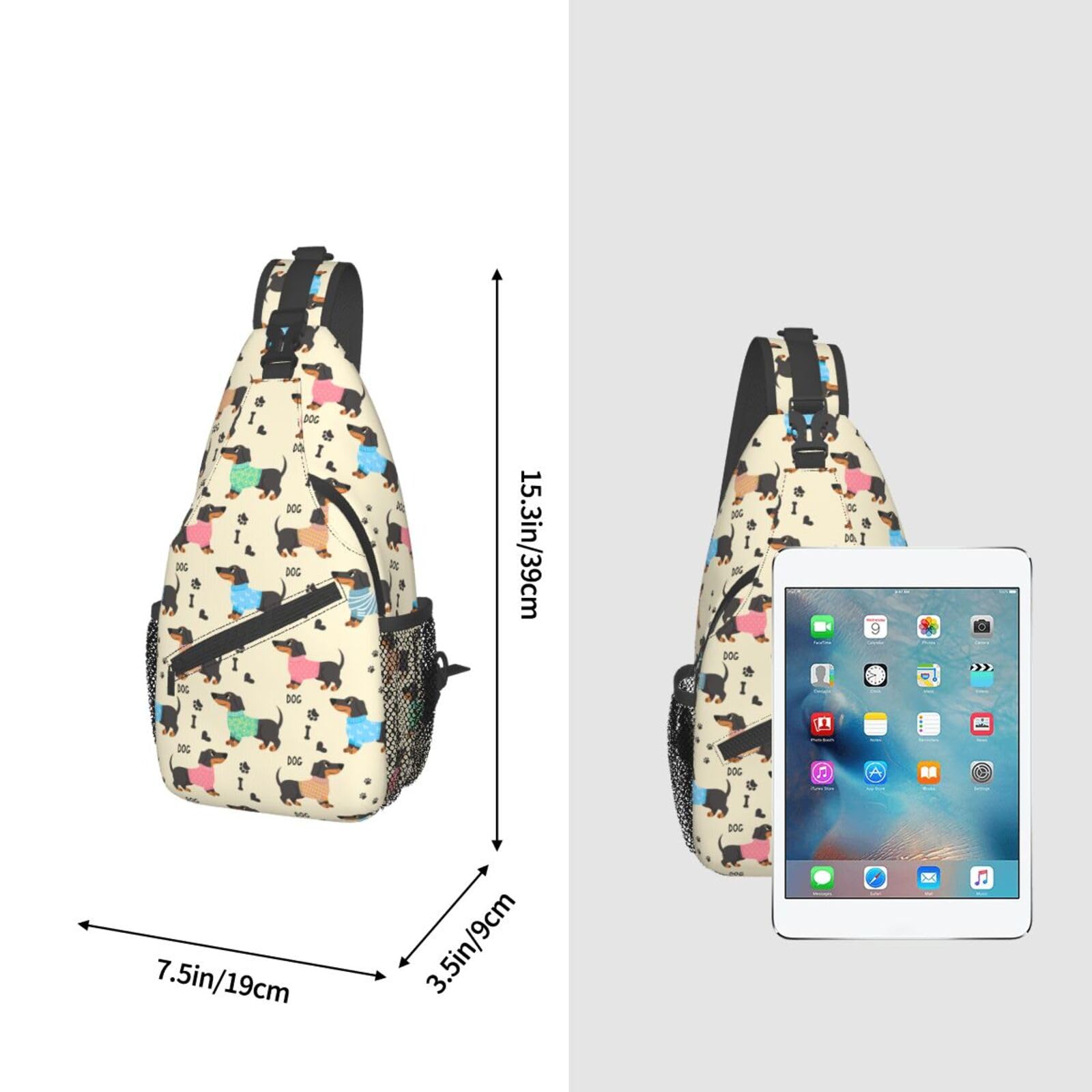 Lightweight Sling Bag Crossbody Backpack - Waterproof Hiking Travel Daypack for Women & Men - Perfect for Outdoor Adventures, Commuting & Daily Use