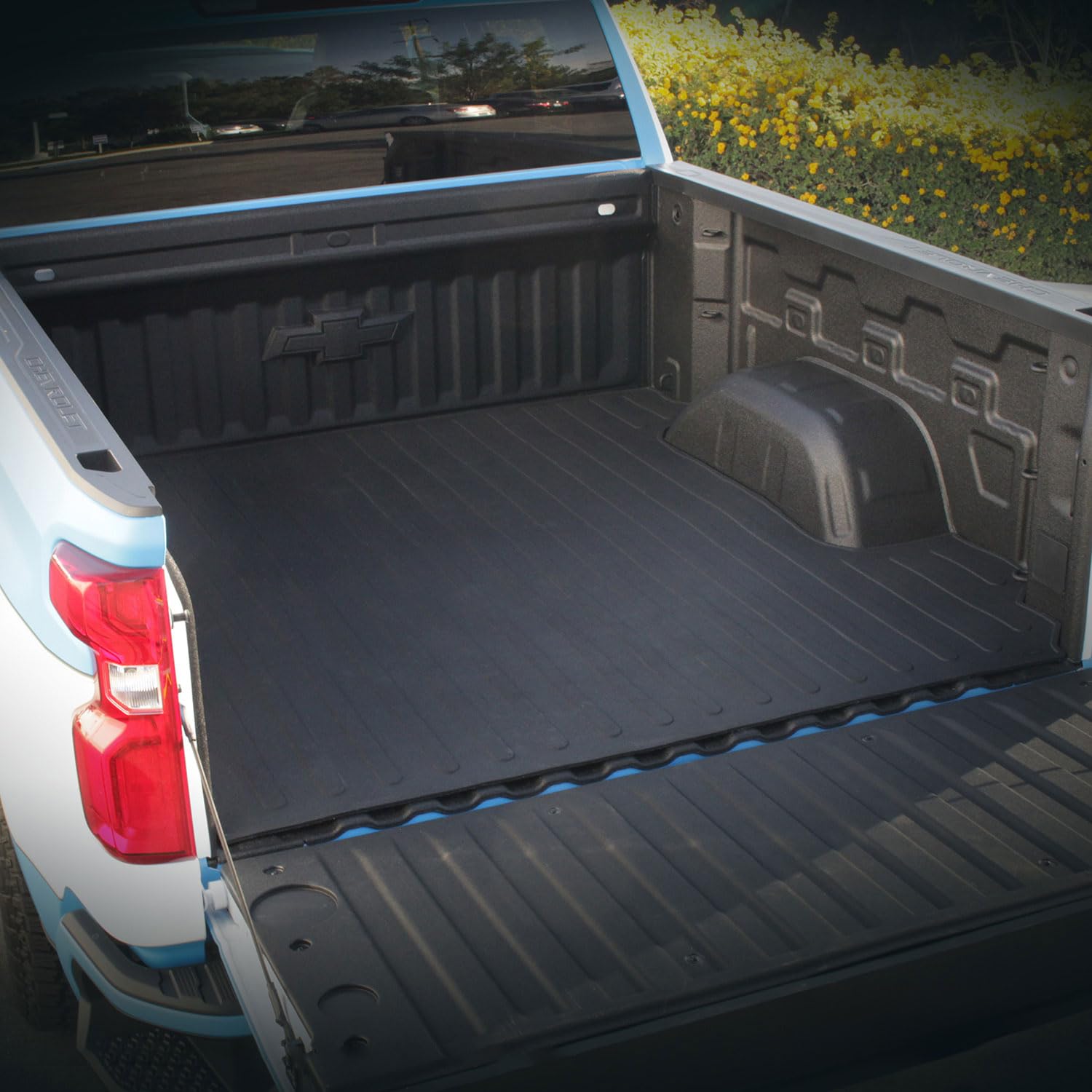 Westin 50-6465 Black Rubber Truck Bed Mat for 2019-2024 Chevy Silverado & GMC Sierra 1500 (5'9