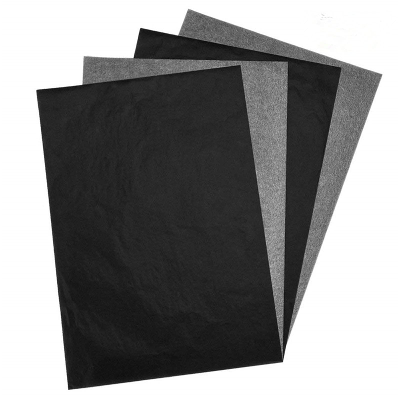 KSHQU Carbon Transfer Sprayed Carbon Paper - A4 Graphite Coated Copy Paper for Office & Stationery (Black, A4 Size) - Ideal for Receipt Duplication, Art Tracing & Document Transfer