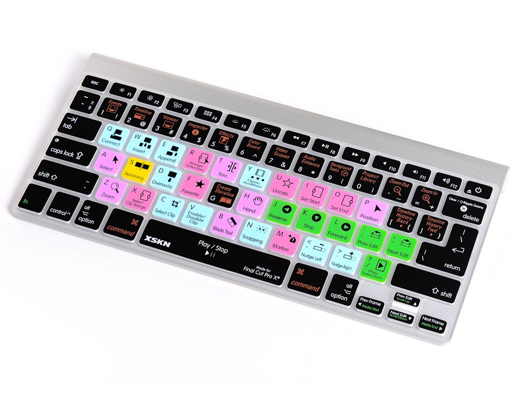 Final Cut Pro X Shortcut Silicone Keyboard Cover for MacBook Air 13