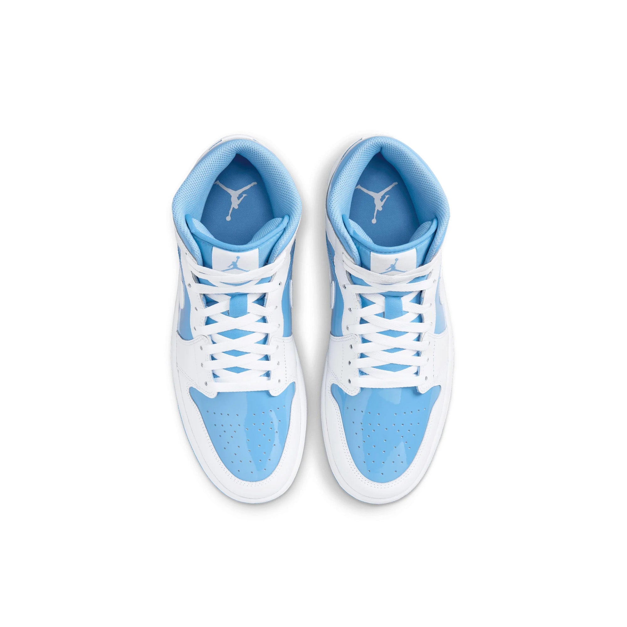 Air Jordan 1 Mid 'Legend Blue' Sneakers (2024) - Men's Basketball Shoes for Casual Wear & Street Style