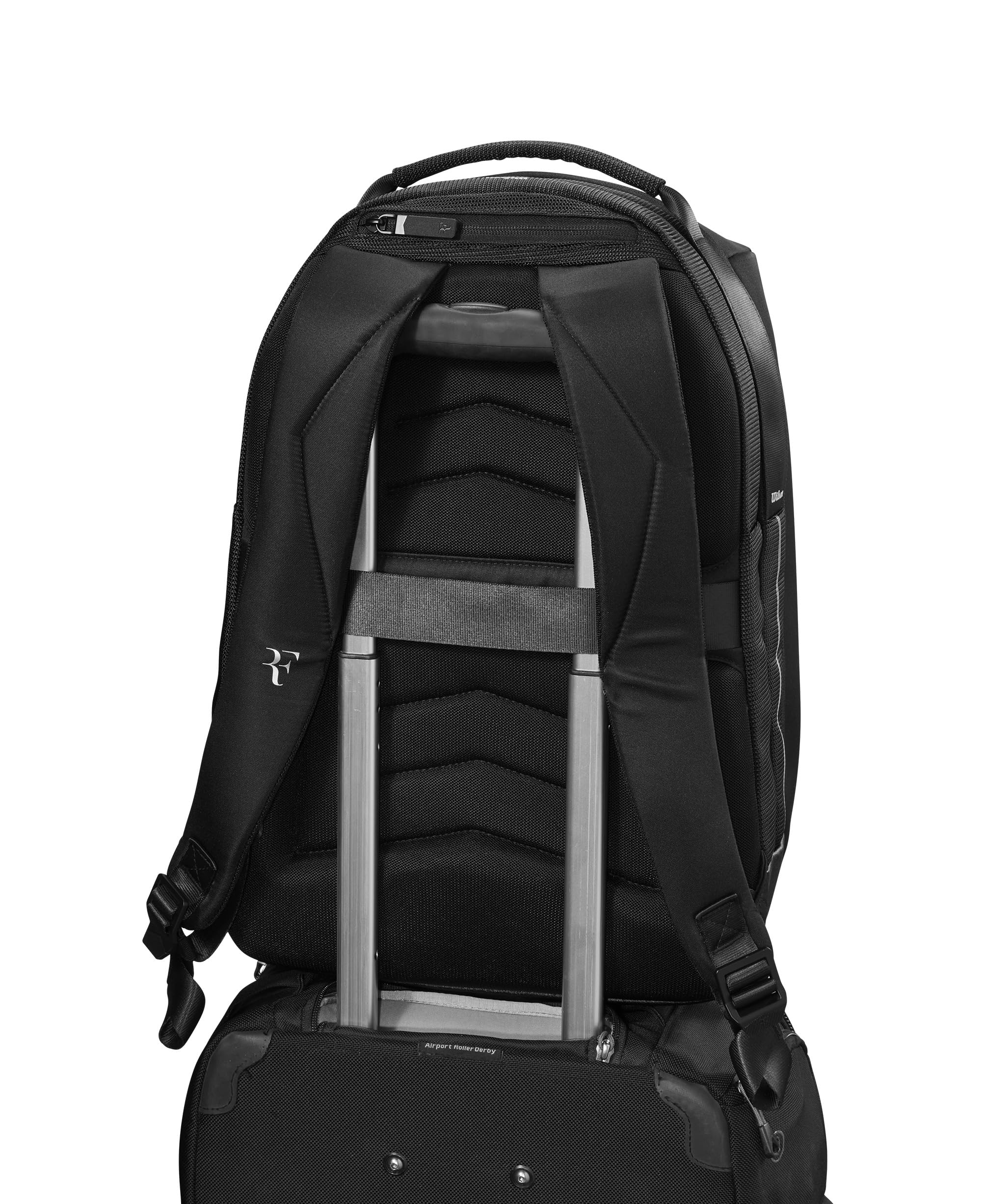 Wilson RF Tennis Racket Cover - Black | Premium Protective Case for Tennis Rackets | Perfect for Storage & Travel | Durable & Lightweight Design for Players