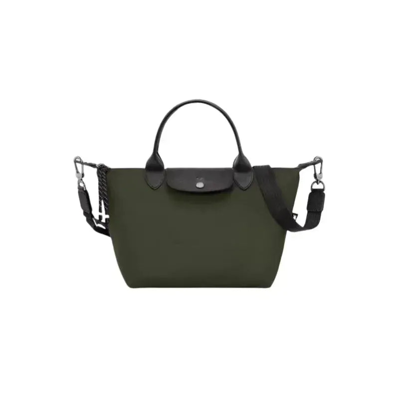 Detachable Strap Dumpling Tote Bag - Stylish Reusable Grocery Shopping Bag for Women - Perfect for Farmers Market, Beach, Picnics & Daily Use