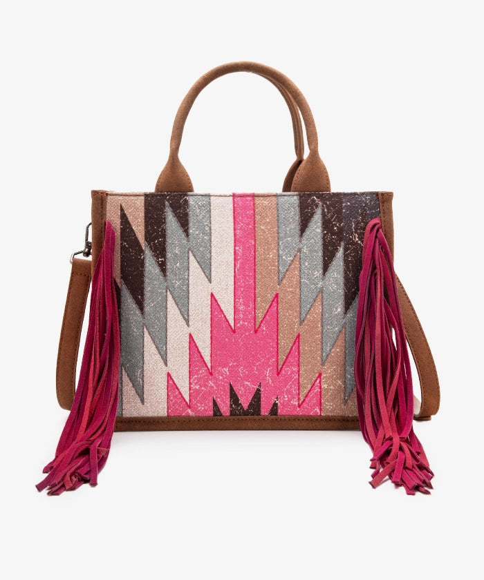 Montana West Southwestern Fringe Concealed Carry Tote Bag Set - Stylish & Functional Purse for Women | Perfect for Everyday Use, Travel & Concealed Carry