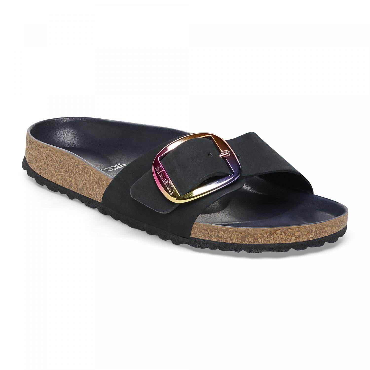 Madrid Big Buckle Sandals for Women - Comfortable Summer Slide Sandals with Adjustable Buckle | Perfect for Beach, Vacation & Casual Outfits