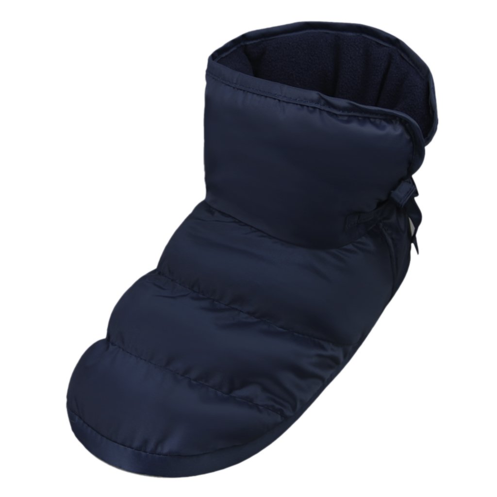 Unisex Thermal Down Slippers - Winter Warm Fleece-Lined Indoor/Outdoor Booties with Ankle Support - Cozy Snow Boots for Men & Women - Perfect for Home, Office & Cold Weather Activities