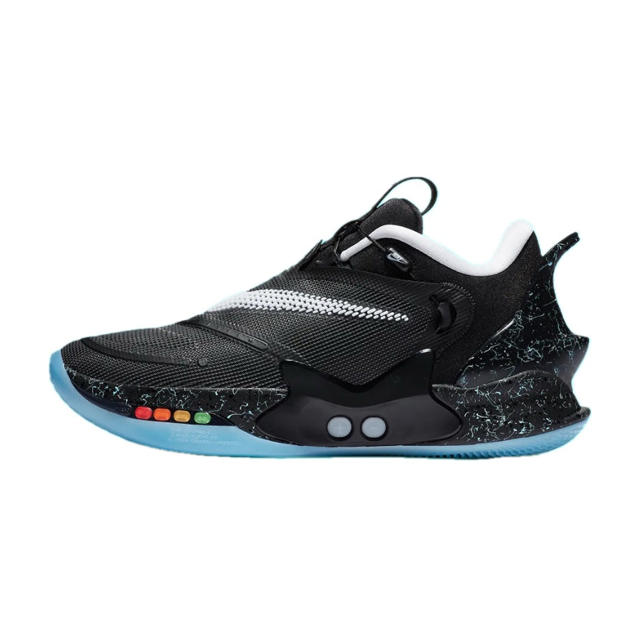 Nike Adapt BB 2.0 Mag Alternate Basketball Shoes with AU Charger - Black Wolf Grey Light Aqua - Self-Lacing Technology for Enhanced Performance on Court