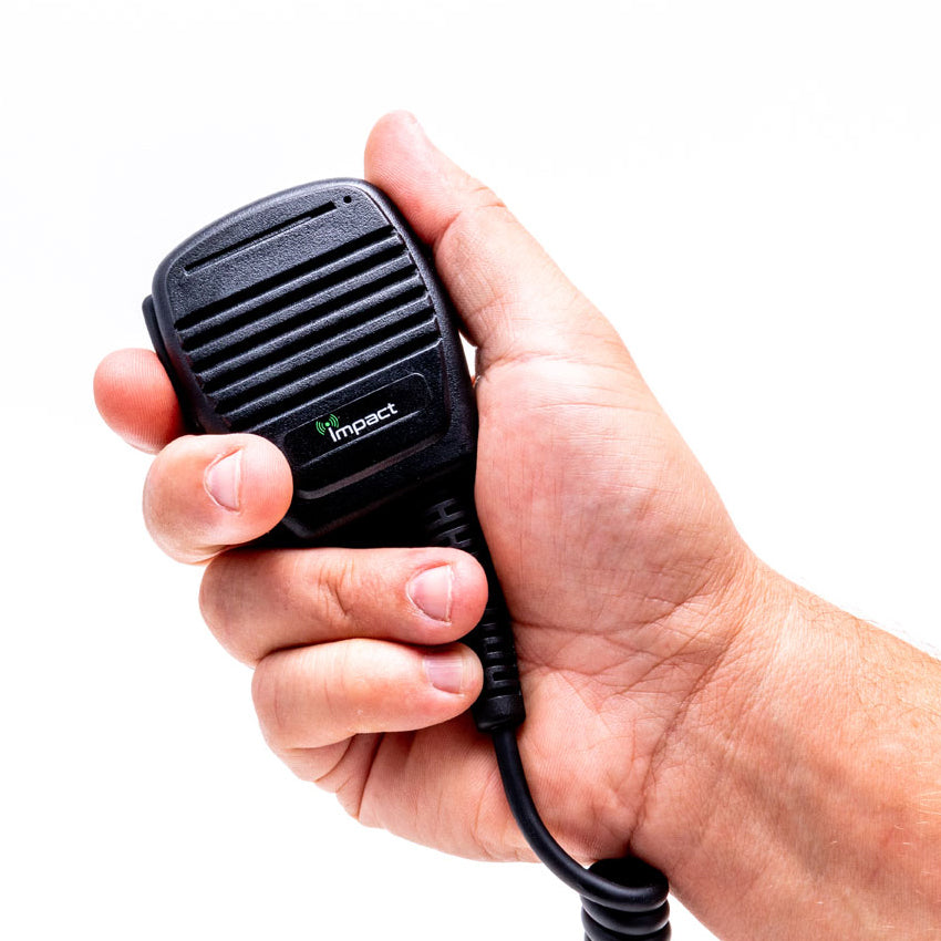 Shure Impact HD1 Medium Duty Speaker Microphone - Durable & Clear Sound for Live Performances, Public Speaking & Events