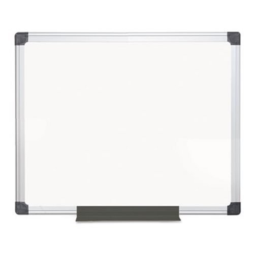 MasterVisionTM 24x36 Inch White Melamine Dry Erase Board with Aluminum Frame - Premium Whiteboard for Office, Classroom & Home Use - Wall Mountable Writing Board for Meetings, Presentations & Notes