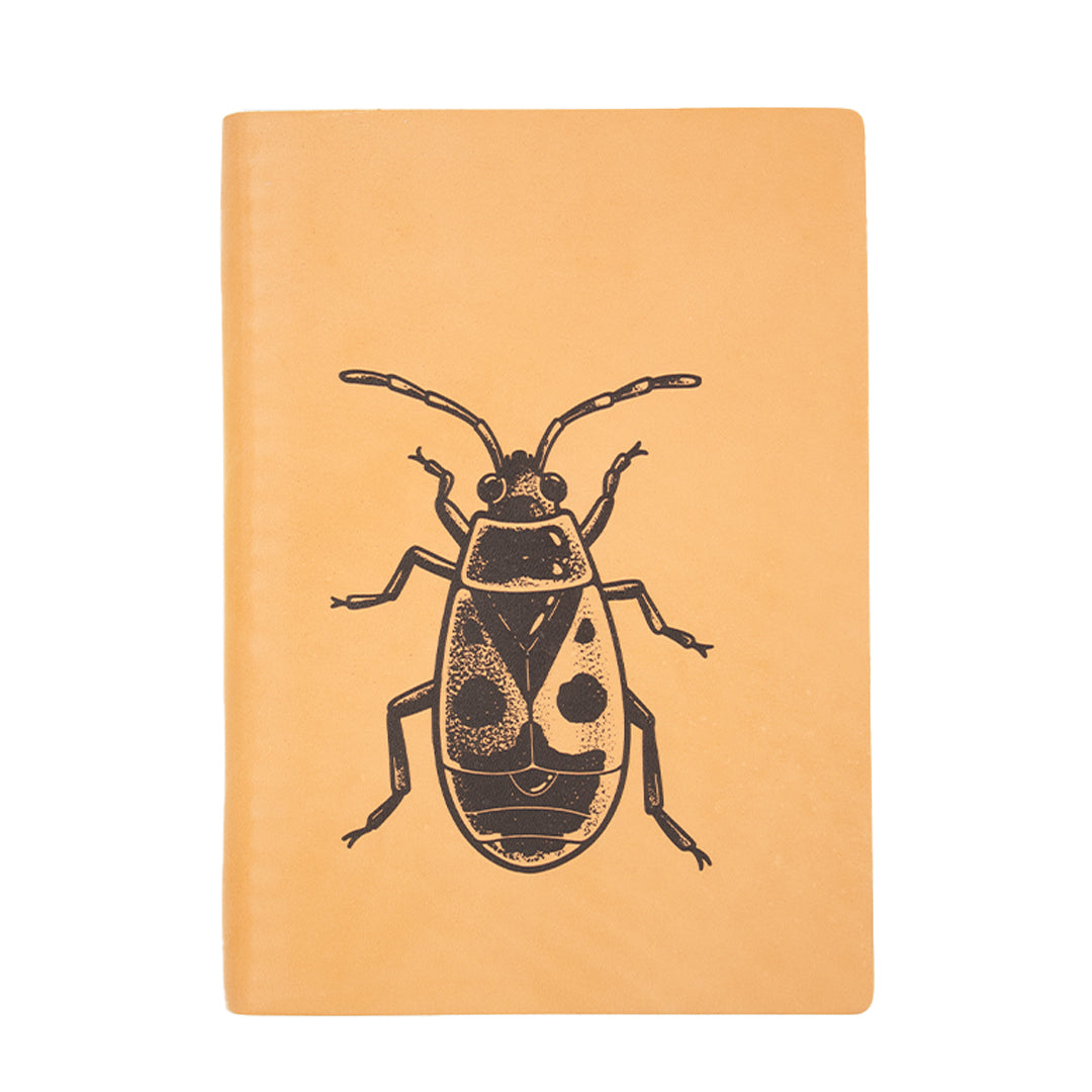 Premium Diarpell Leather Beetle Journal with Lined Ivory Pages - Perfect for Writing, Sketching & Gift Giving
