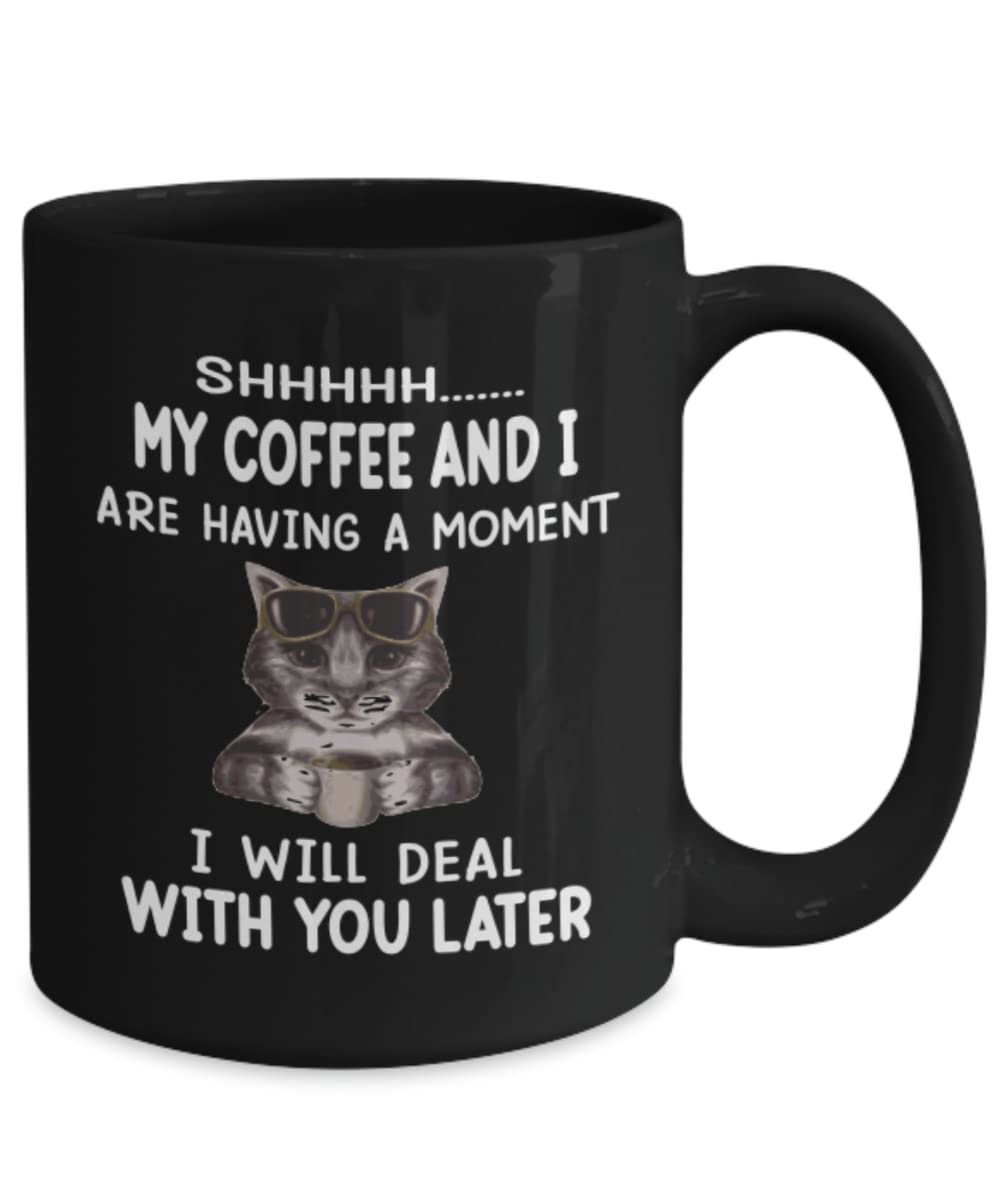 Cat Lover Coffee Mug - Perfect Gift for Cat Lovers - Enjoy Your Coffee Break