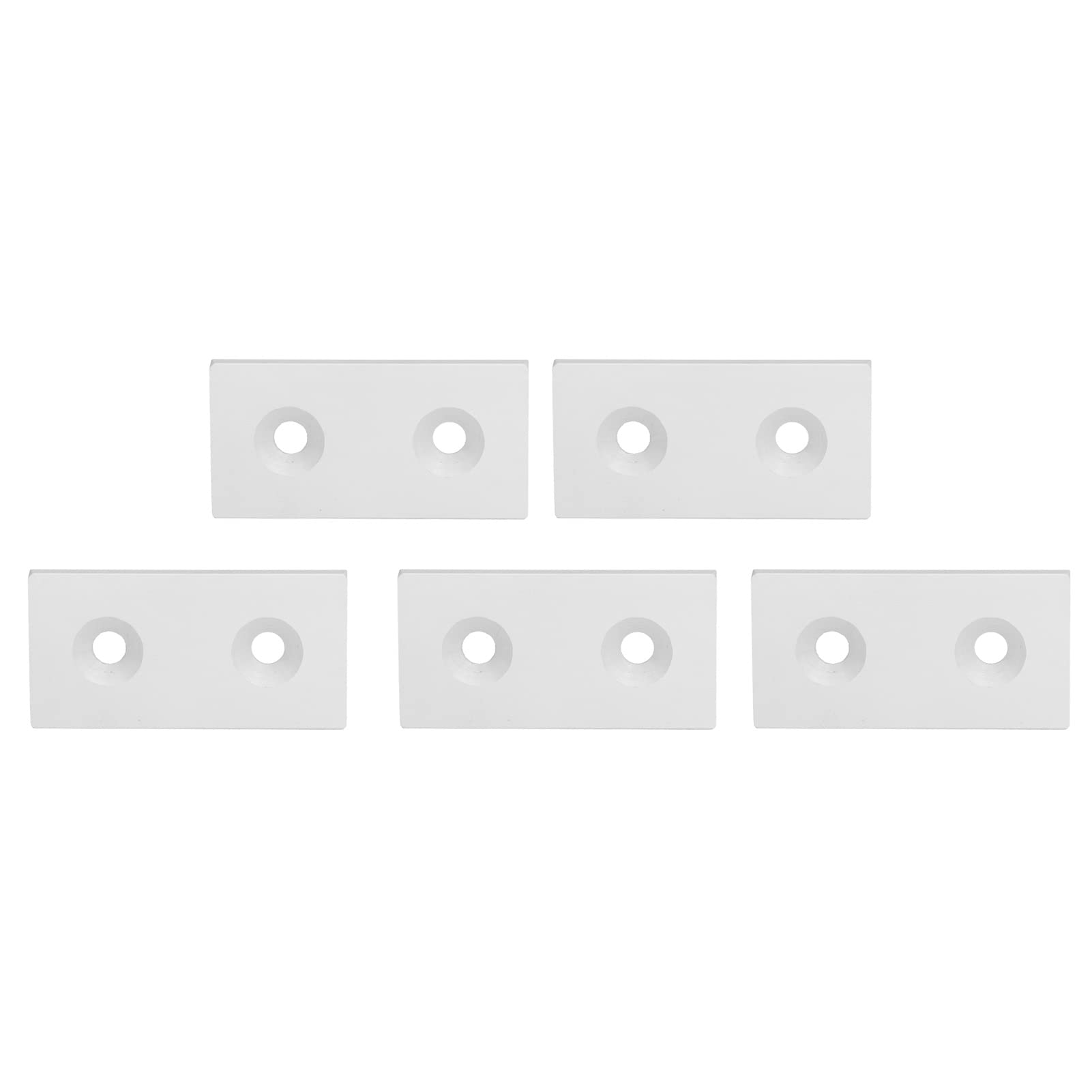 5PCS Aluminum 4080 Anodized End Caps for CNC Routers & 3D Printers - Silver Metal Extrusion Flat End Covers | Perfect for DIY Projects, Machine Protection & Professional Fabrication