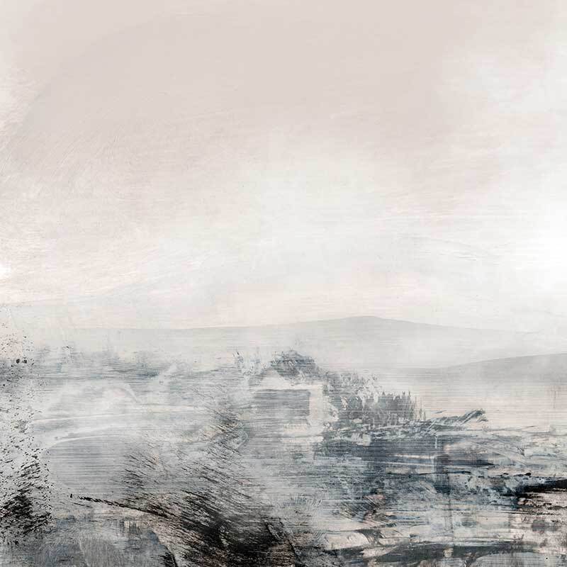 Stunning Distant Landscape Canvas Art Print - Handmade Wall Decor for Living Room, Bedroom & Office - Perfect for Home & Office Decor