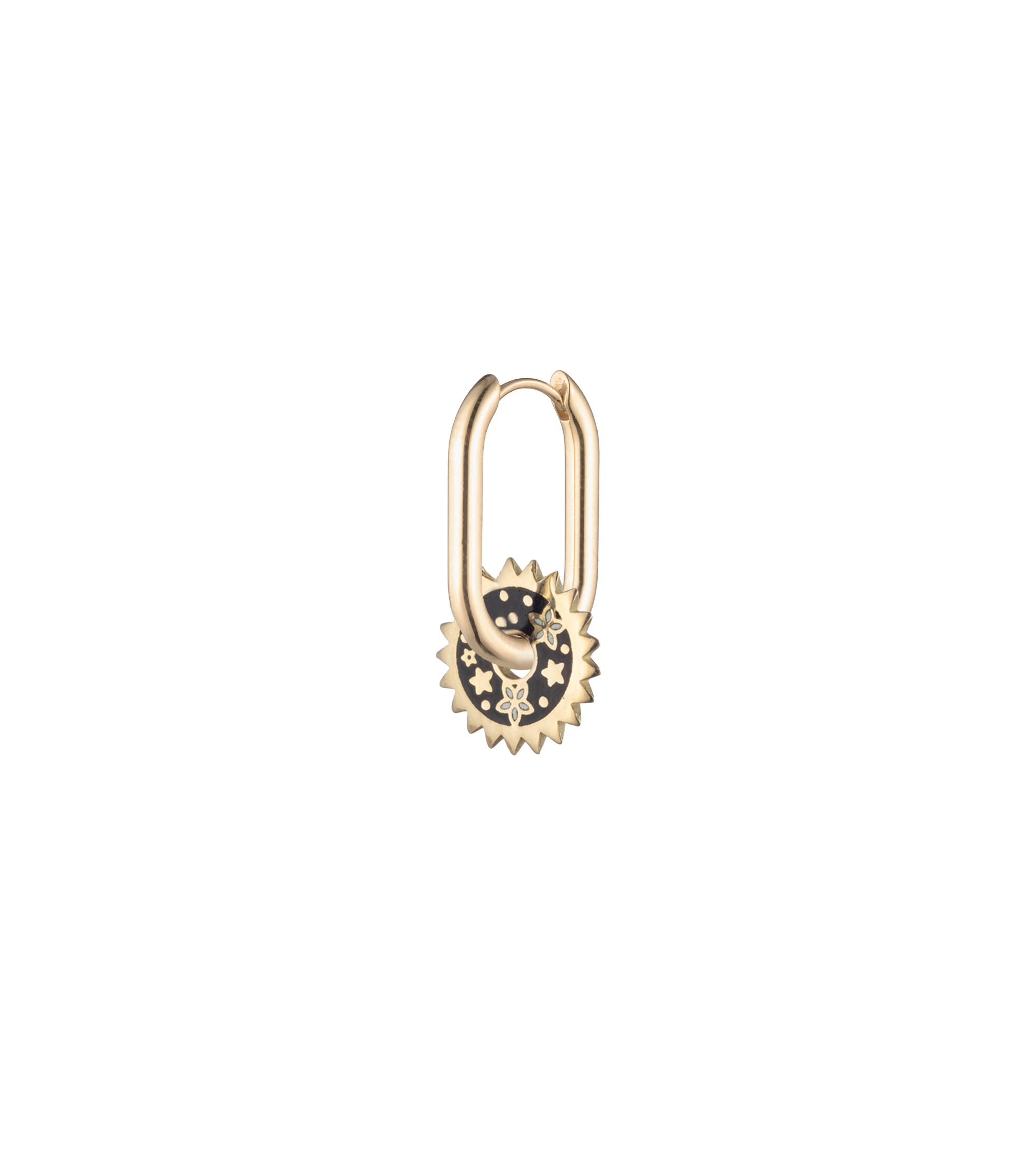 Dark Blossoms Resilience: Small Chubby Fob Earrings for Women - Vintage Style Dangle Earrings for Casual Wear, Date Night & Special Occasions