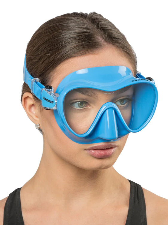 Cressi F1 Small Scuba Diving Mask - Low Volume Snorkeling & Freediving Gear for Comfortable Underwater Adventures