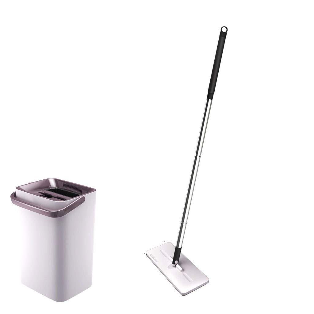 360° Rotating Flat Mop with Stainless Steel Handle - Lightweight Bucket Mop for Effortless Floor Cleaning - Perfect for Home, Office & Hardwood Floors