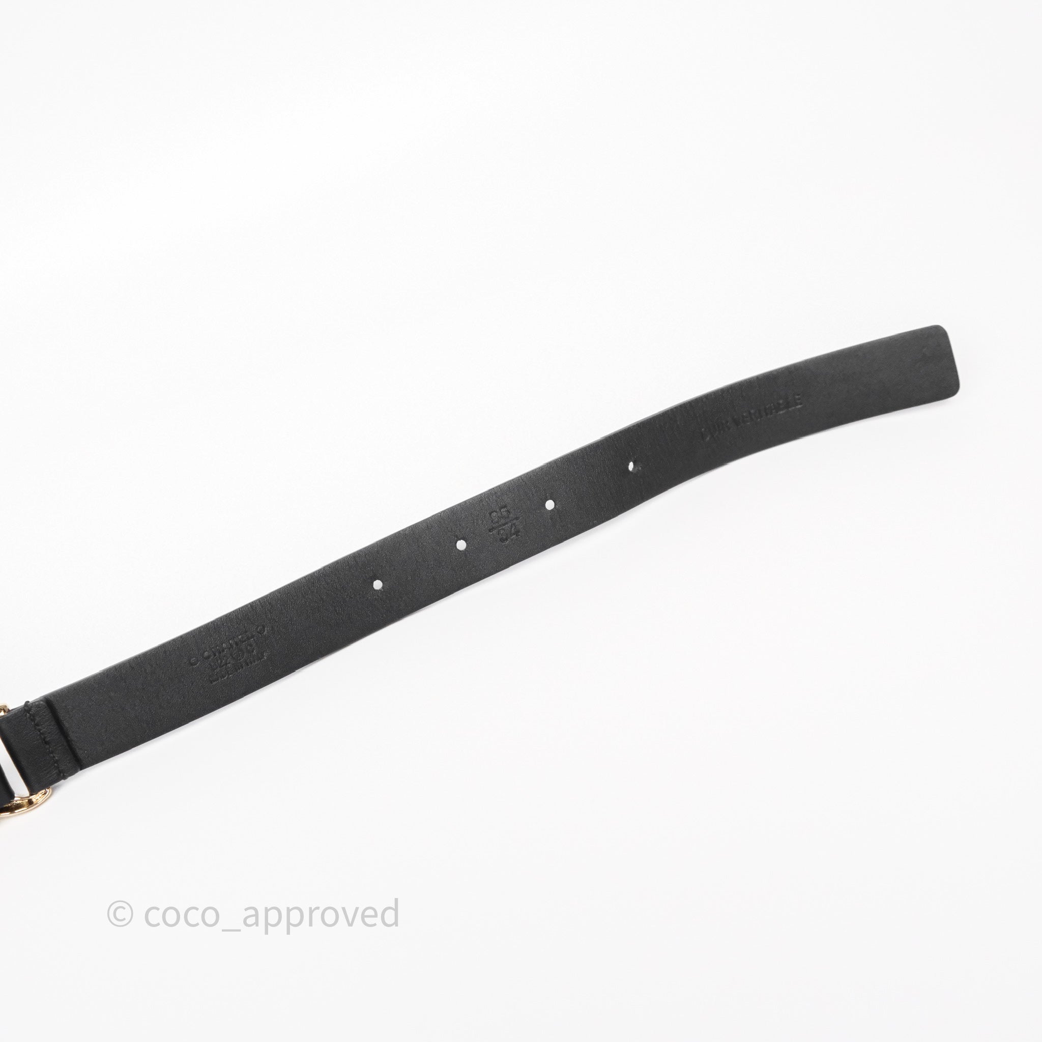Chanel CC Woven Chain Black Leather Belt with Gold Hardware - Luxury Women's Fashion Accessory for Parties & Formal Events