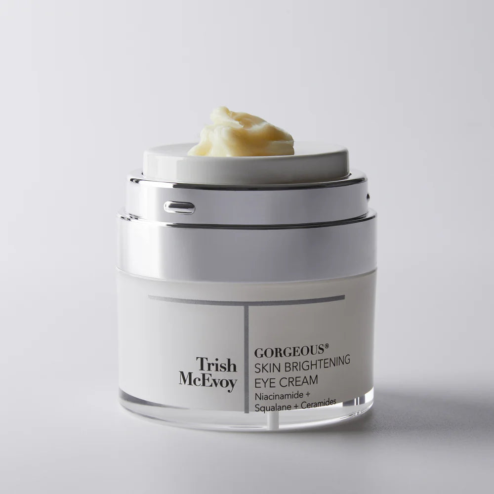 Gorgeous® Brightening Eye Cream for Dark Circles & Puffiness - Anti-Aging Under Eye Treatment with Vitamin C & Hyaluronic Acid - Perfect for Nighttime Skincare Routine & Morning Prep