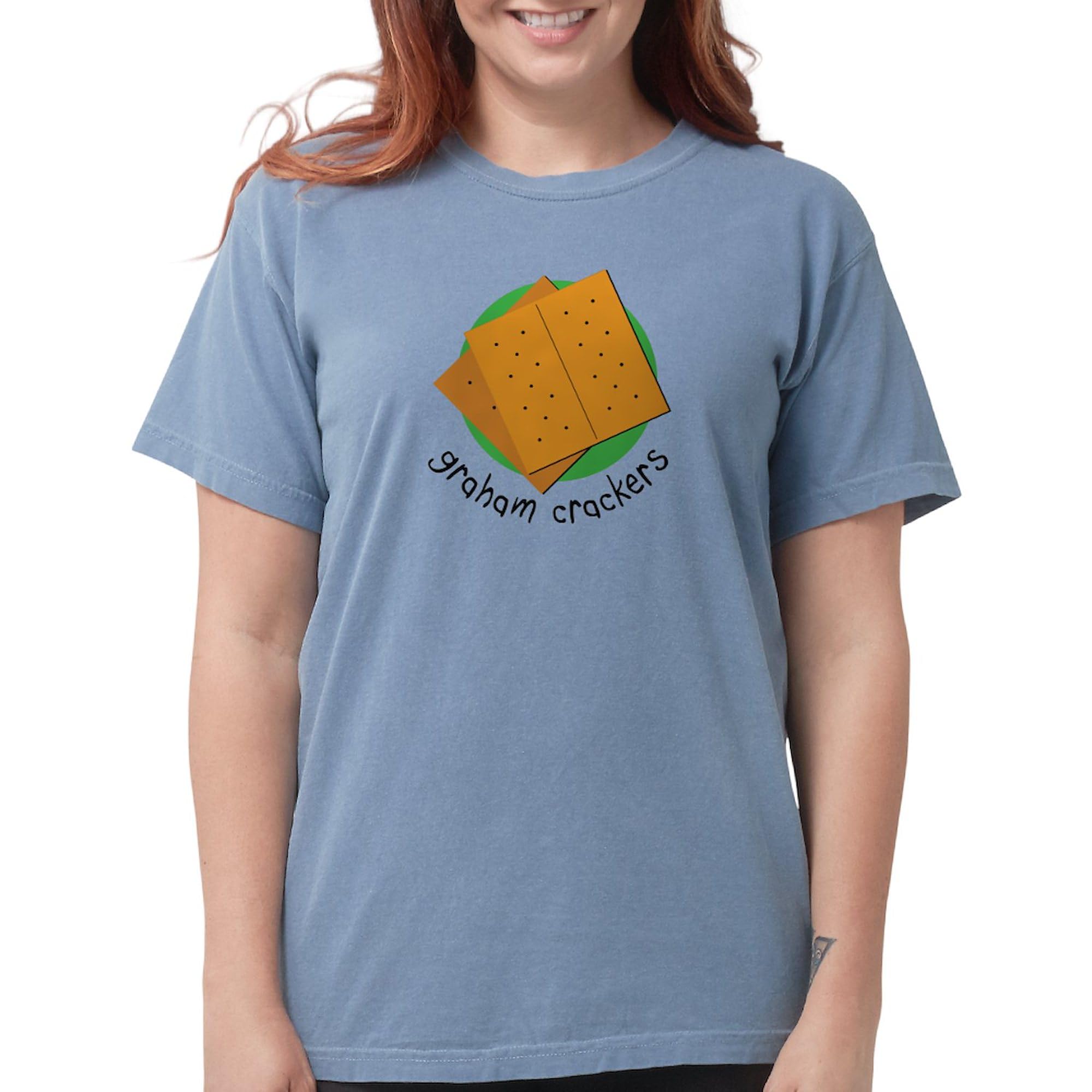 Graham Crackers S'mores T-Shirt for Women - Comfort Colors® Soft Vintage Tee - Perfect for Camping, Bonfires & Summer Outings