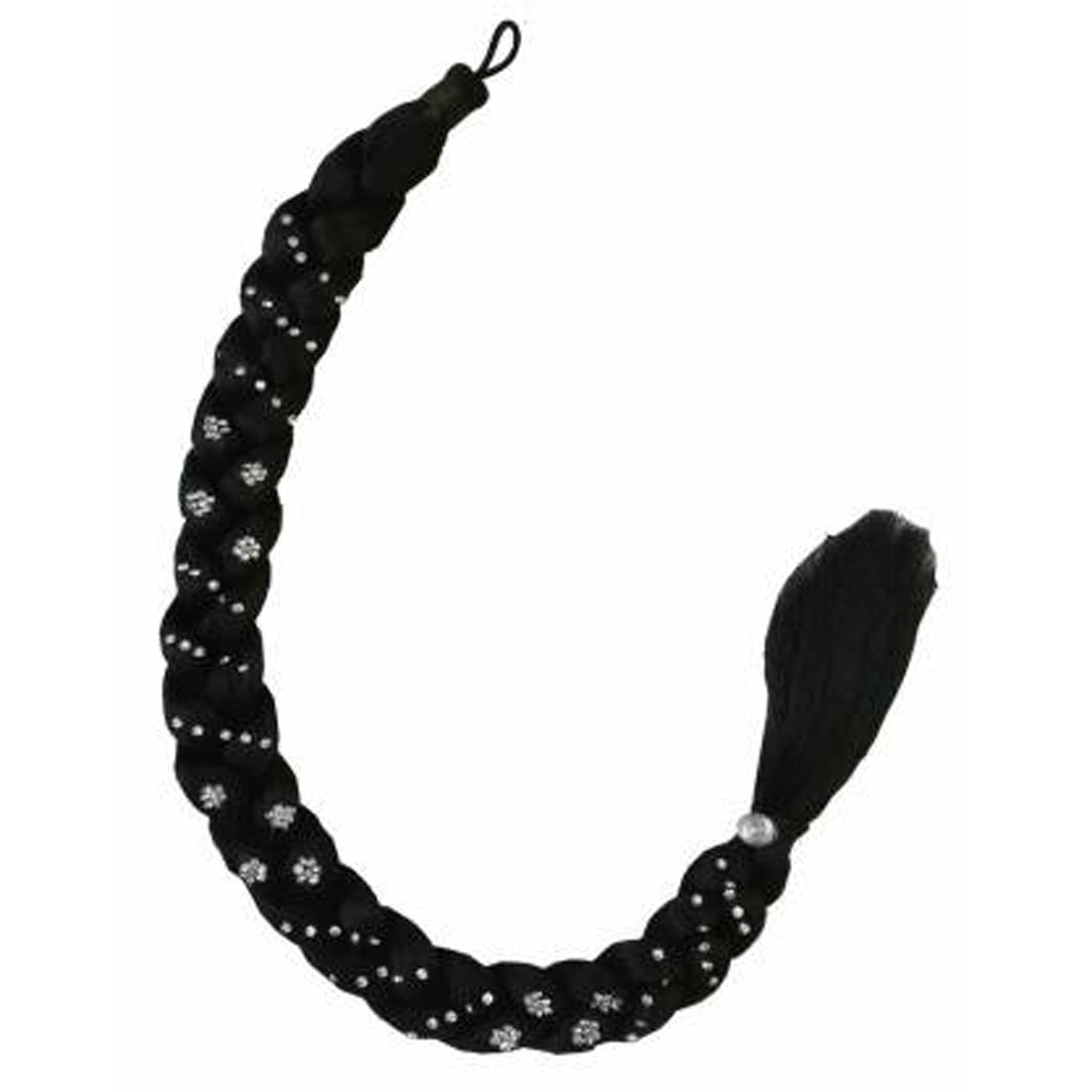 Maahal Fancy Bun Maker & Parandi Choti - Women's Hair Braid Extension Accessory (Black) | Perfect for Weddings, Parties & Traditional Hairstyles