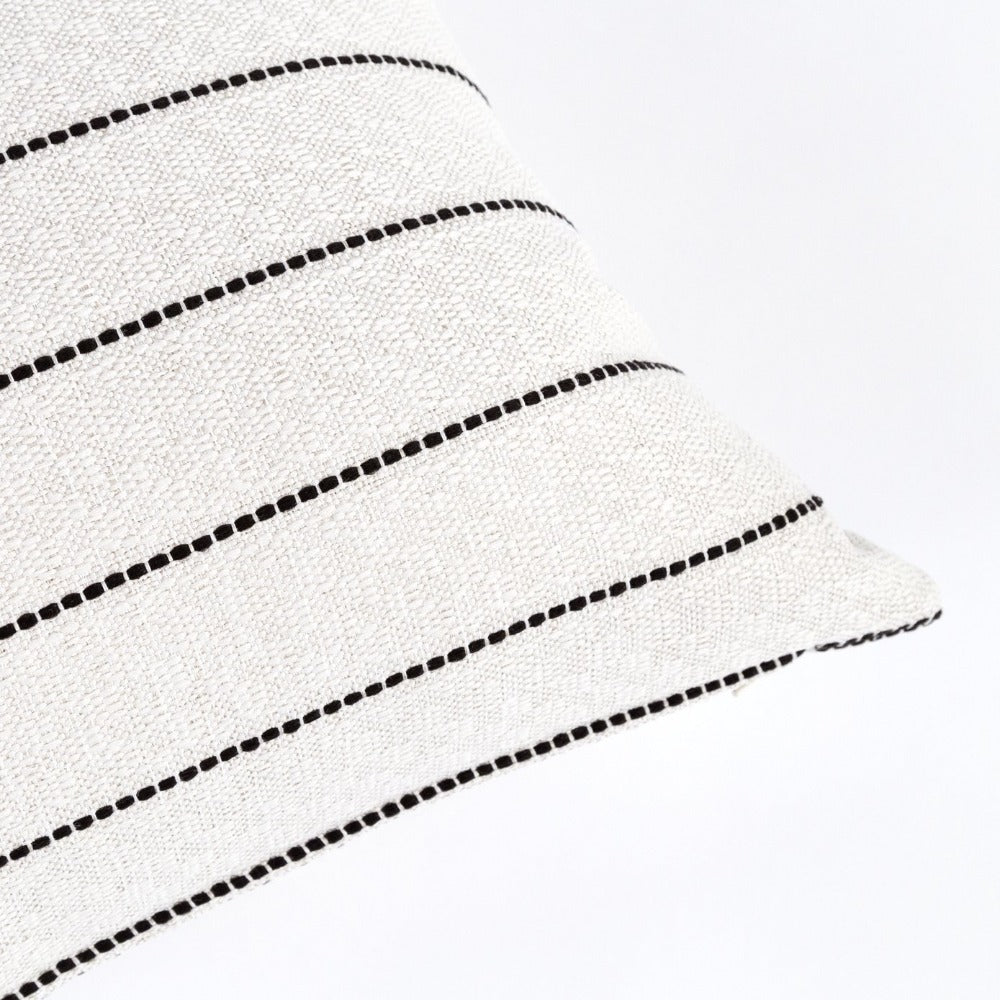 Premium Toulouse 20x20 Inch Decorative Throw Pillow in Onyx Black - Perfect for Sofa, Bed & Home Decor