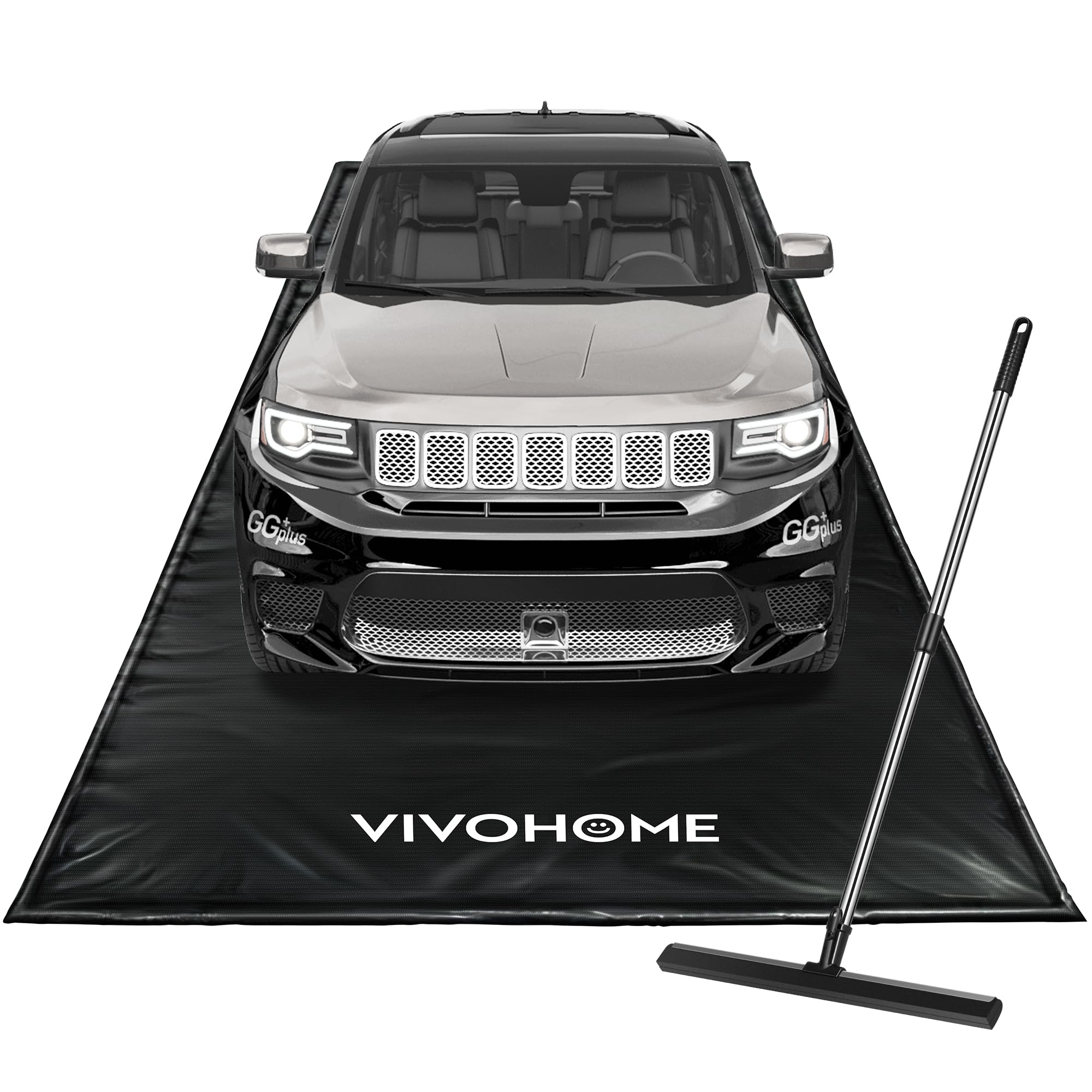 VIVOHOME Heavy Duty PVC Garage Floor Mat 8'6