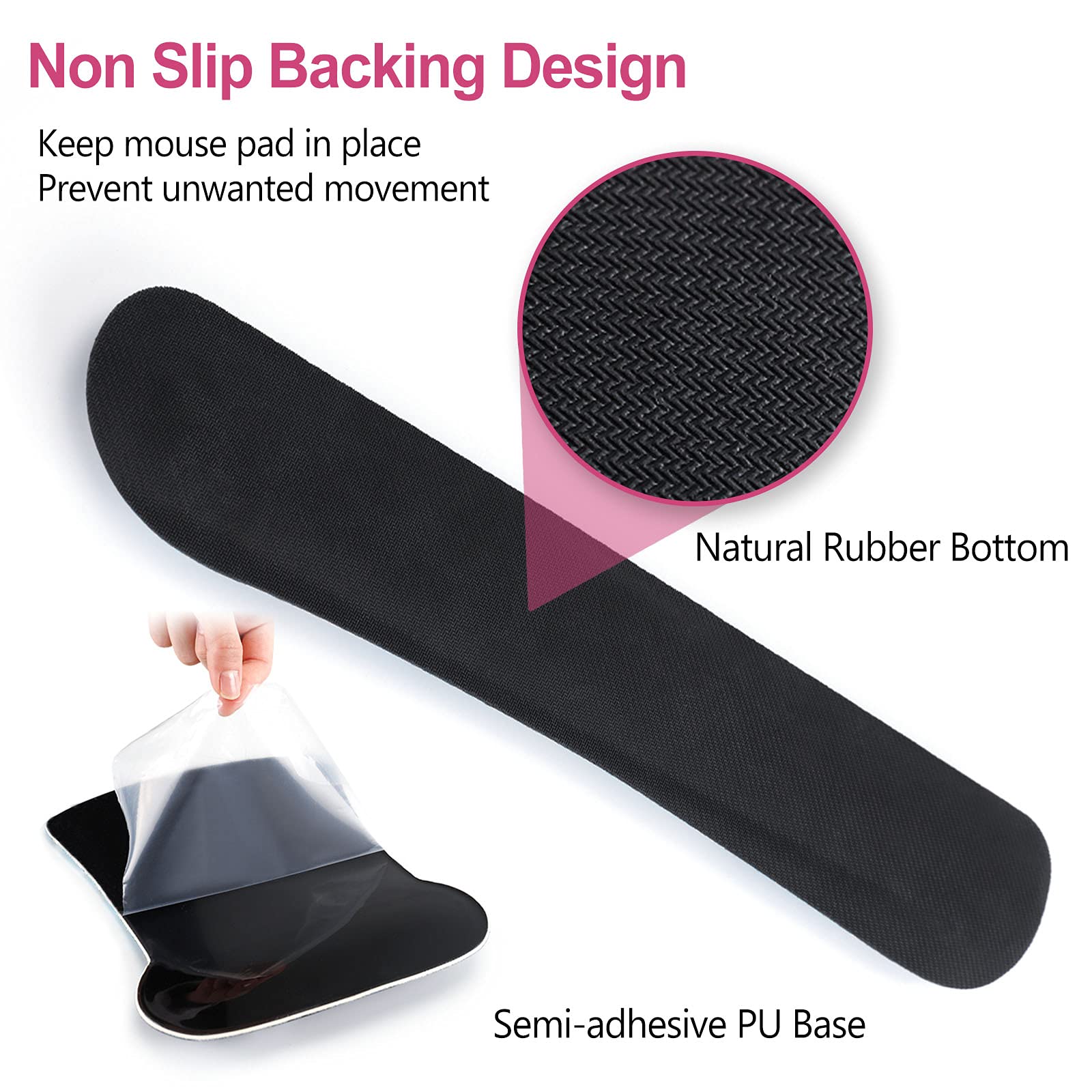 ARTSO Ergonomic Keyboard Wrist Rest & Mouse Pad Set - Memory Foam Support for Pain Relief, Comfortable Durable Marble Design - Perfect for Office, Gaming & Long Computer Work Sessions
