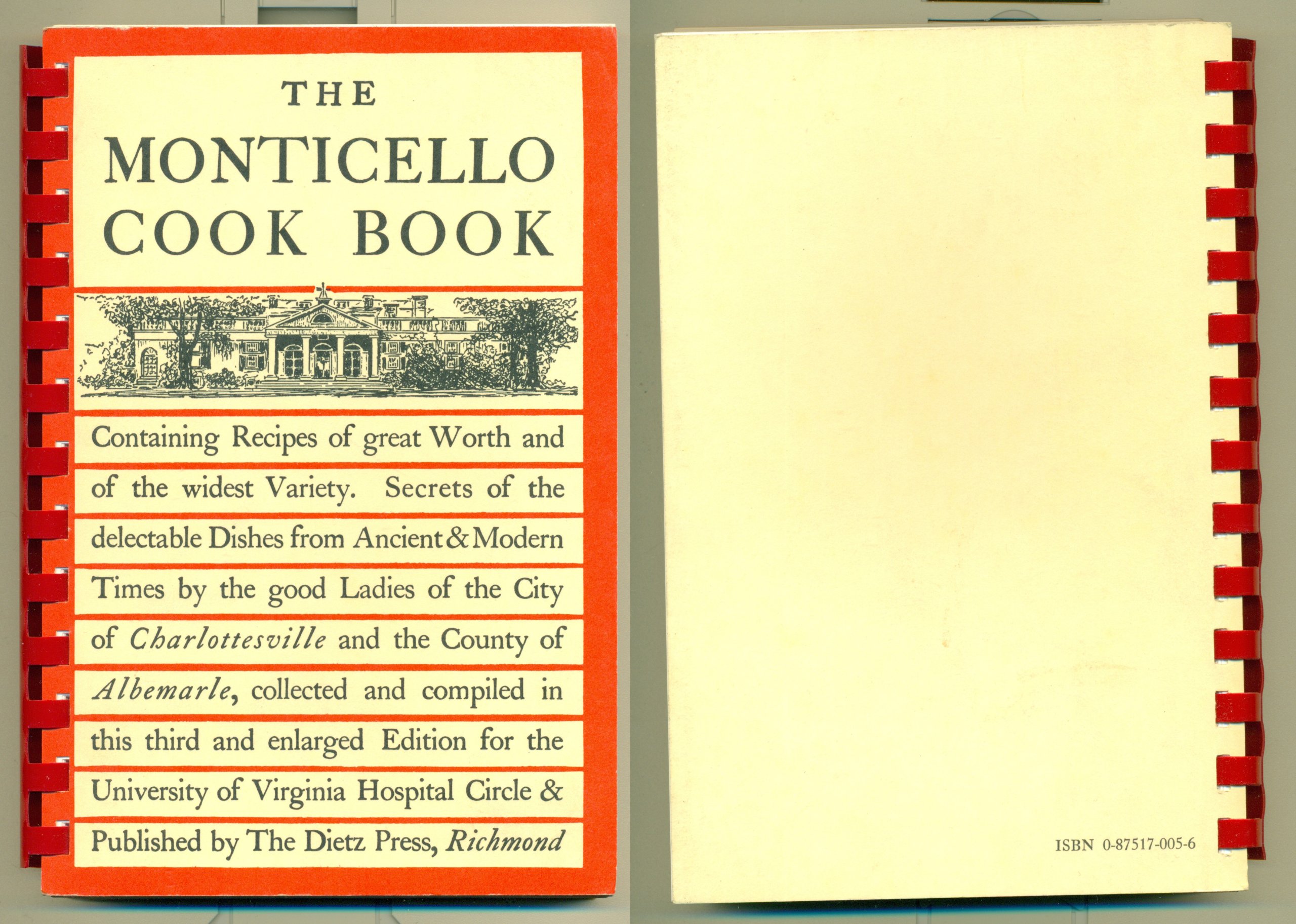 The Monticello Cook Book - Authentic American Recipes for Home Cooking | Perfect for Family Dinners & Holiday Entertaining