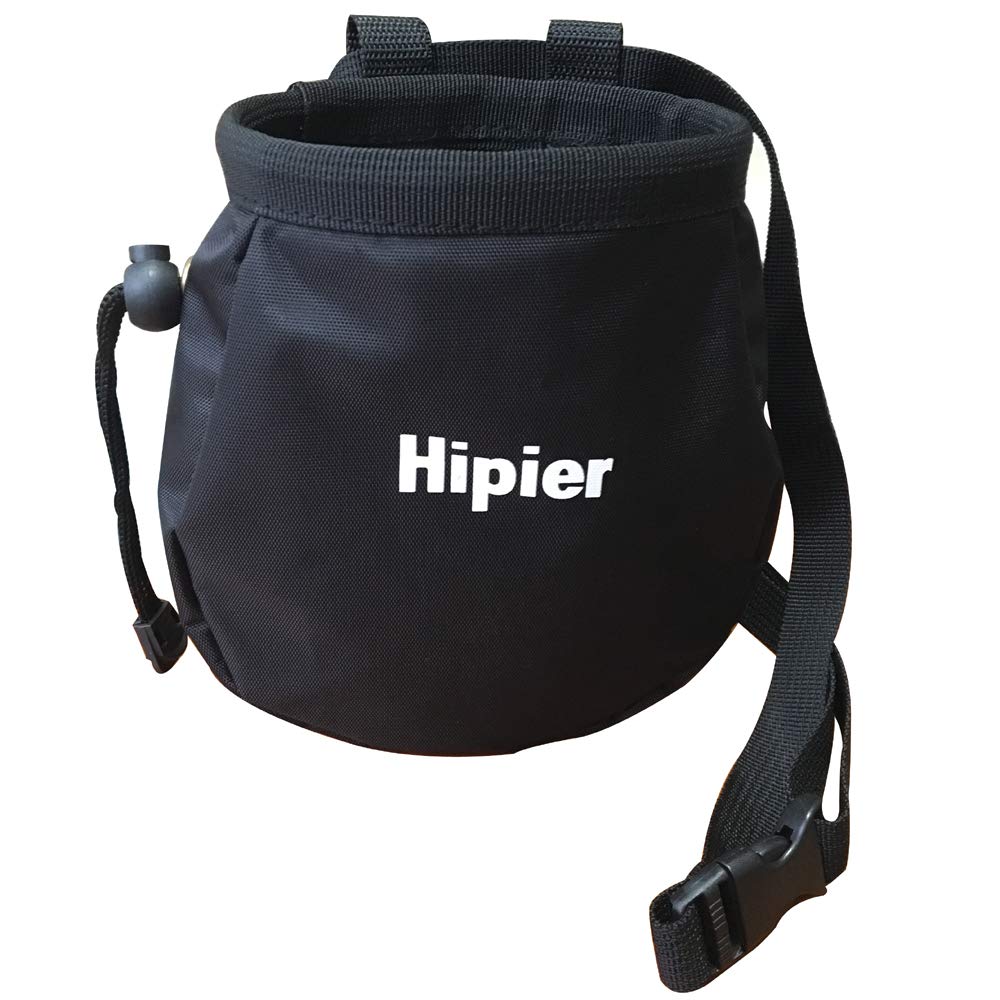 FX Chalk Bag for Climbing, Gymnastics & Weightlifting - Chalk Pouch with Back Zipper Pocket & Adjustable Waist Belt - Perfect for Rock Climbing, Gym Workouts & Cross Training