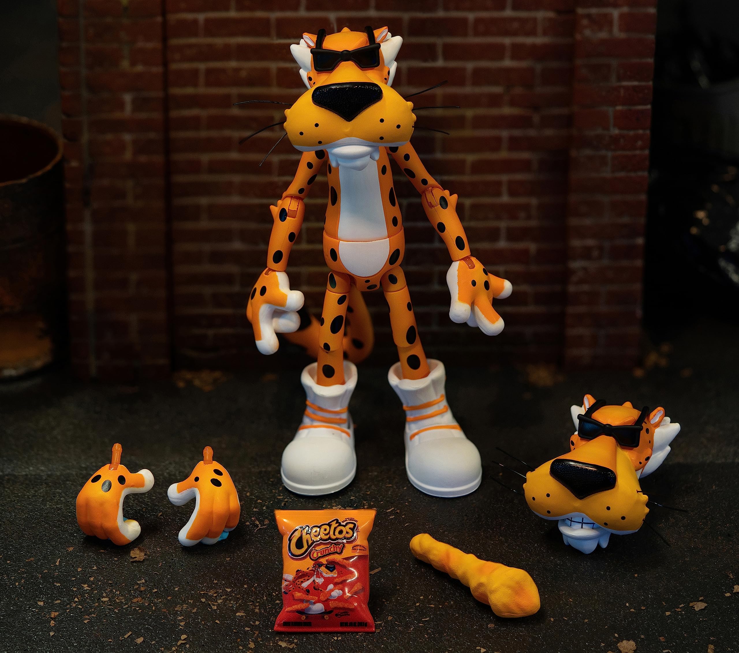 Cheetos 6-Inch Chester Cheetah Action Figure - Collectible Toy for Kids & Adults - Perfect for Display, Gifts, and Cheetos Fans Collection