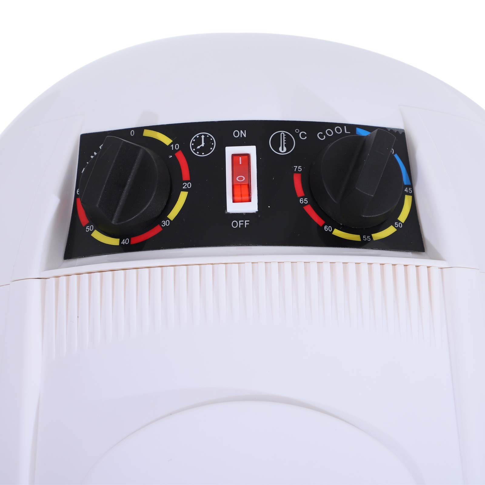 BarberPub 1300W Professional Hooded Hair Dryer with Adjustable Stand - Salon-Grade Hair Bonnet Dryer with 360° Rotation & Rolling Base for Home & Salon Use - Perfect for Hair Treatments, Styling & Drying (White)